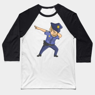 Dabbing Police Men Funny Policeman Dab Dance Baseball T-Shirt